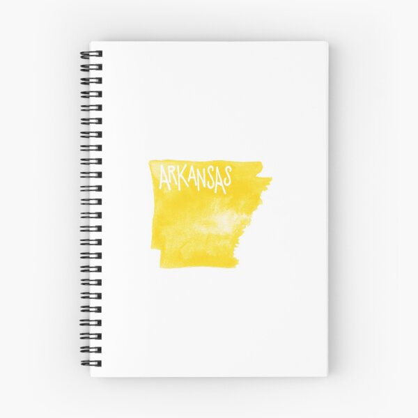 Item preview, Arkansas State Map Watercolor Yellow designed and sold by Brenander.