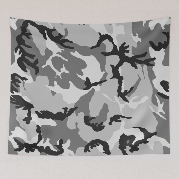 Item preview, Grey White Black Camouflage designed and sold by allhistory.