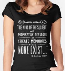 The Infinite Starter Remastered (White) Women's Fitted Scoop T-Shirt