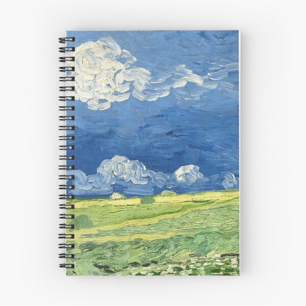 Item preview, Wheatfield Under Thunderclouds by Vincent van Gogh (1890) designed and sold by allhistory.