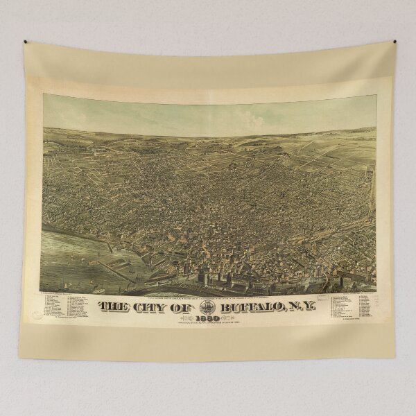 Item preview, The City of Buffalo, New York (1880) designed and sold by allhistory.