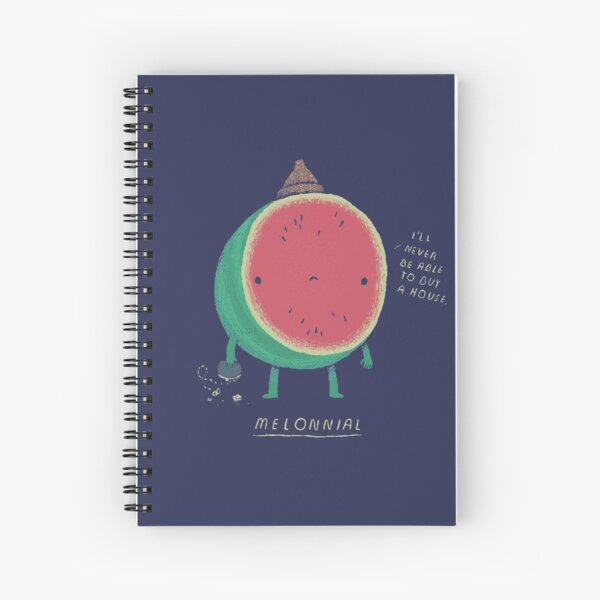 melonnial Spiral Notebook