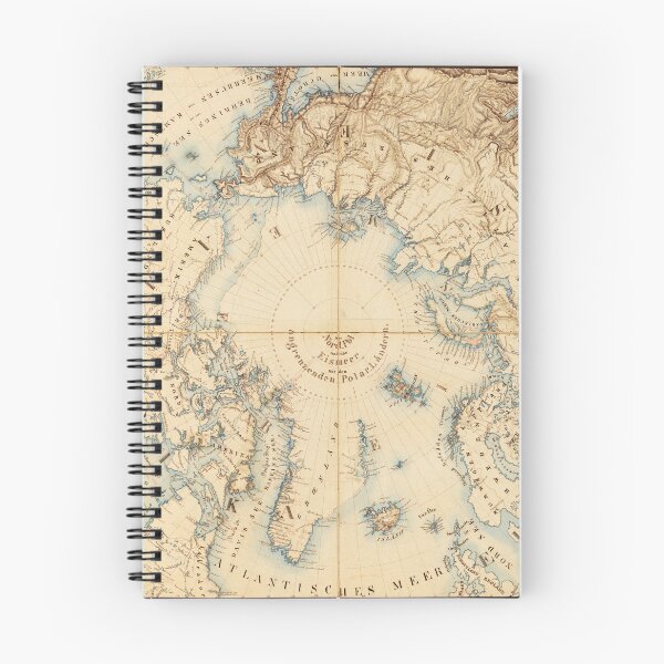 Item preview, Map of the Arctic and Adjacent Regions (1855) designed and sold by allhistory.