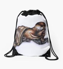 Friends protect people Drawstring Bag
