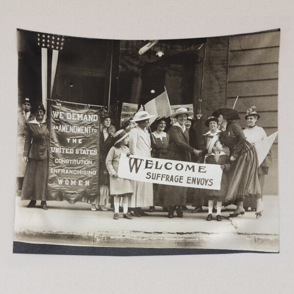 Item preview, Suffrage Envoy Photograph (1915) designed and sold by allhistory.