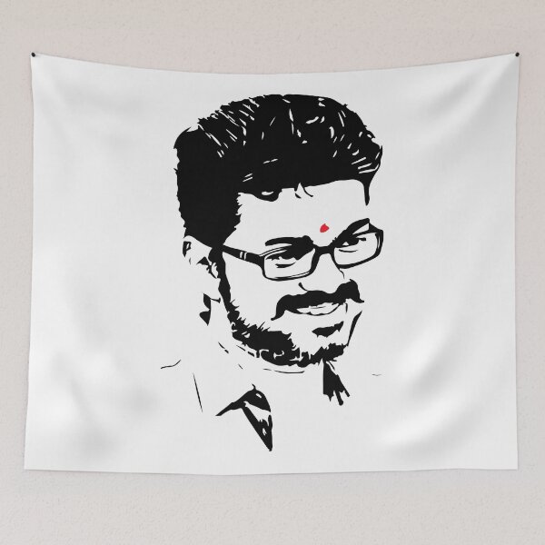 Item preview, Ilayathalapathy Vijay Tamil Kollywood  designed and sold by alltheprints.