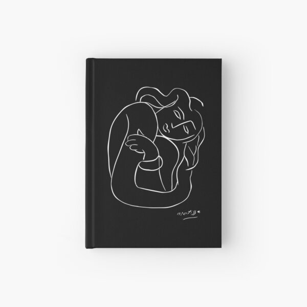 Henri Matisse - PASIPHAE PLATE 2 - Woman With Arms Crossed Artwork Reproduction, Prints, Tshirts, Posters, Bags, Men, Women, Kids Hardcover Journal