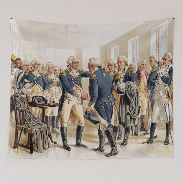 Aperçu de l'œuvre L'adieu aux officiers de Washington par HA Ogden (1893) créée et vendue par allhistory.
