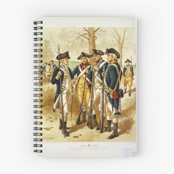 Item preview, Infantry: Continental Army 1779-1783 by H.A. Ogden (1879) designed and sold by allhistory.