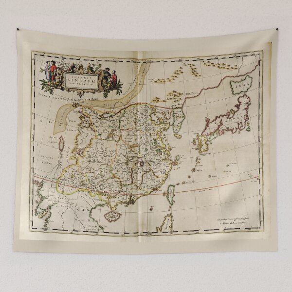 Item preview, Map of China, Japan & Korea (Novvs atlas Sinensis) circa 1655 designed and sold by allhistory.