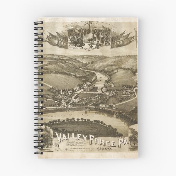 Item preview, Aerial View of Valley Forge, Pennsylvania (1890) designed and sold by allhistory.