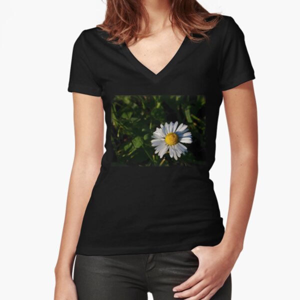 Fitted V-Neck T-Shirt