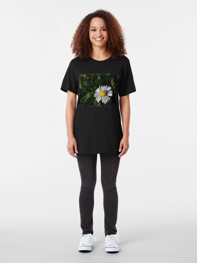 Alternate view of Chamomile Flower Slim Fit T-Shirt