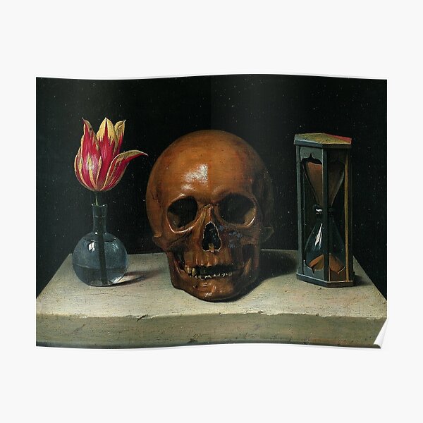 Still-Life with a Skull - Philippe de Champaigne Poster