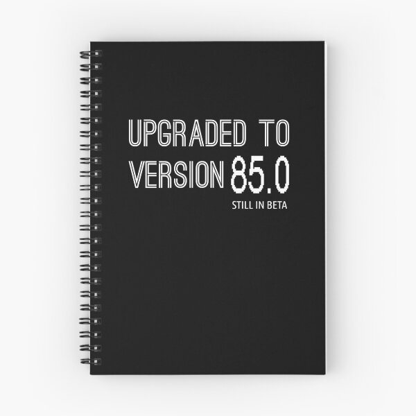 Item preview, Upgraded To Version 85.0 Shirt Funny Software 85th Birthday T-Shirt Great Gift for Grandparent Short-Sleeve Jersey Tee designed and sold by Panda Branda.
