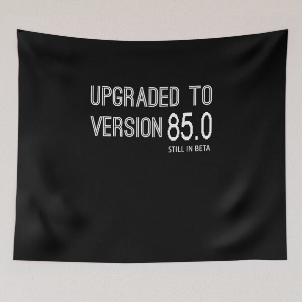 Item preview, Upgraded To Version 85.0 Shirt Funny Software 85th Birthday T-Shirt Great Gift for Grandparent Short-Sleeve Jersey Tee designed and sold by Panda Branda.