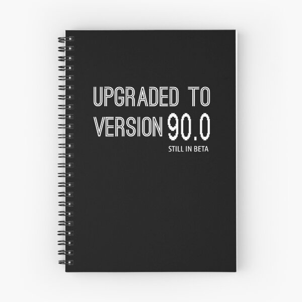 Item preview, Upgraded To Version 90.0 Shirt Funny Software 90th Birthday T-Shirt Great Gift for Grandparent Short-Sleeve Jersey Tee designed and sold by Panda Branda.