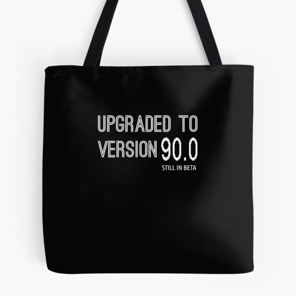 Item preview, Upgraded To Version 90.0 Shirt Funny Software 90th Birthday T-Shirt Great Gift for Grandparent Short-Sleeve Jersey Tee designed and sold by Panda Branda.