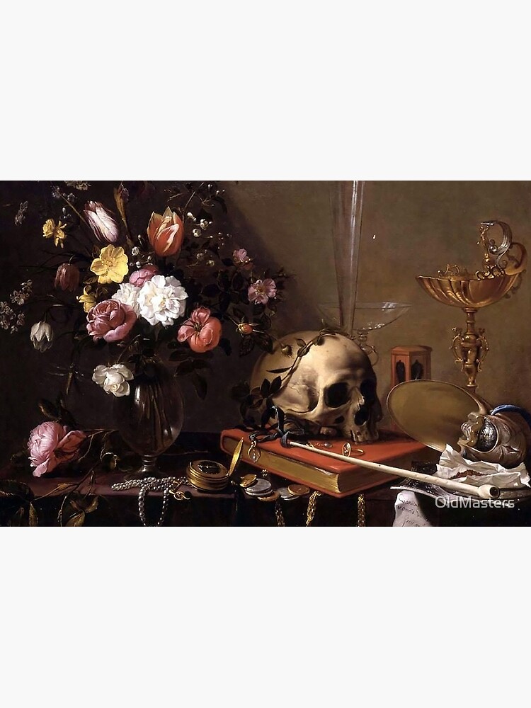 Still-Life with a Skull - Philippe de Champaigne Laptop Sleeve