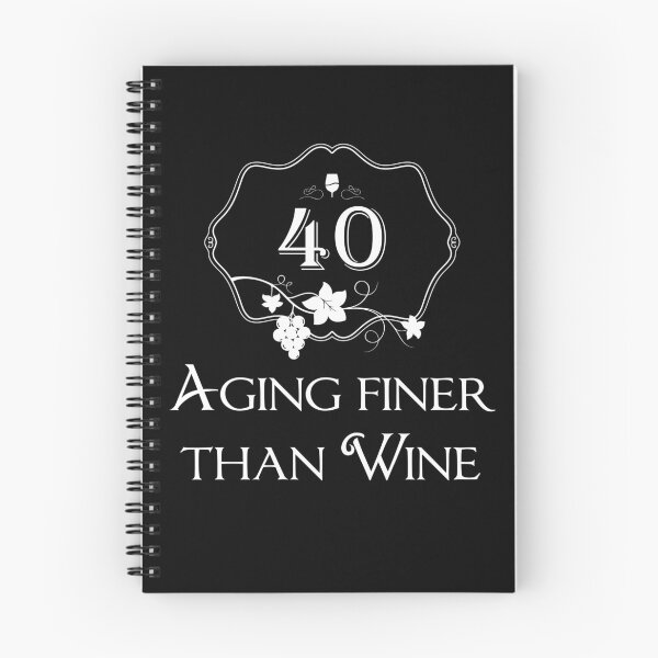 Item preview, 40 Aging Finer Than Wine Shirt  40th Birthday T-Shirt Great Gift for Friend or Family Short-Sleeve Jersey Tee designed and sold by Panda Branda.