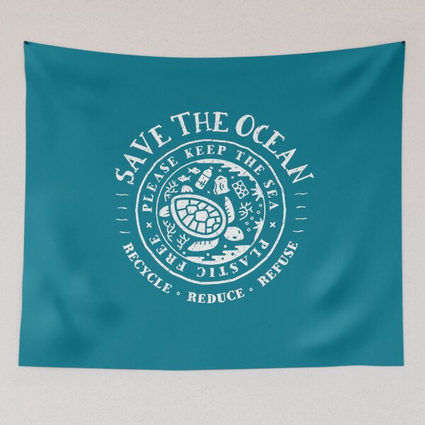 Item preview, Plastic Pollution - Please Keep the Sea Plastic Free designed and sold by Bangtees.
