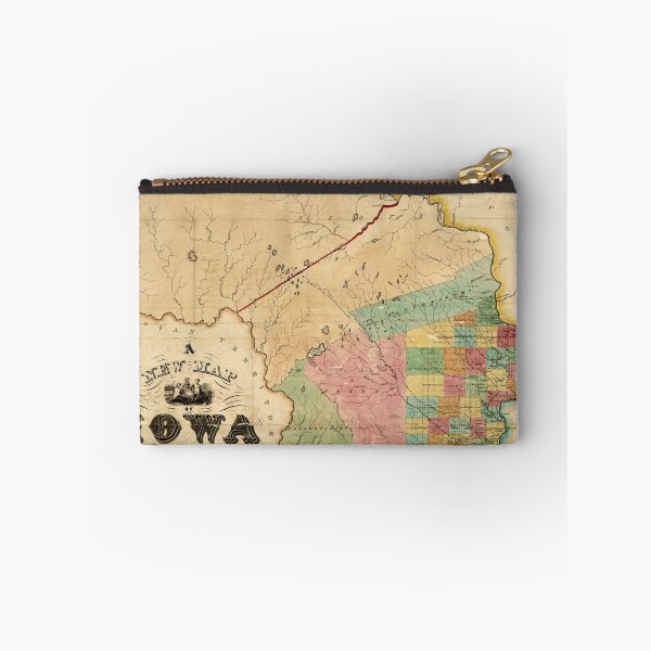 Item preview, Map of Iowa (1845) designed and sold by allhistory.