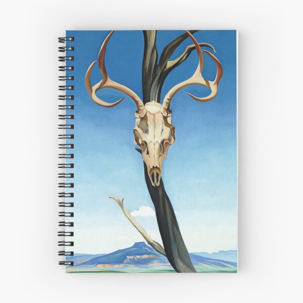 Item preview, Deer's Skull with Pedernal - Georgia O'Keeffe designed and sold by OldMasters.