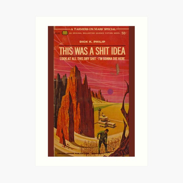 This Was A Shit Idea Art Print
