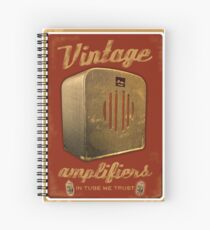 Cuaderno de espiral Póster de amplificador vintage