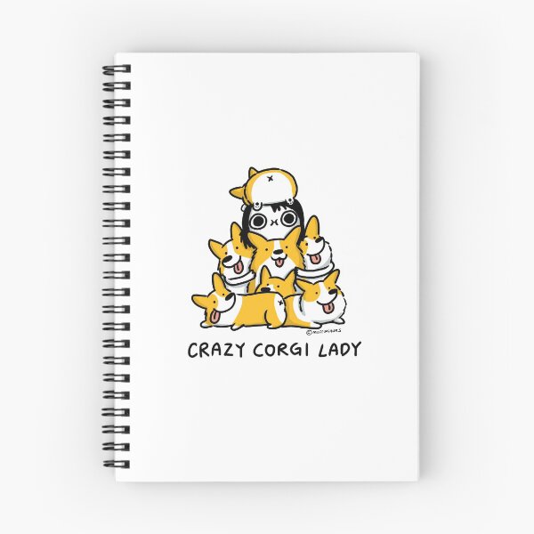 Item preview, Crazy Corgi Lady - Muffinsaurs designed and sold by muffinsaurs.