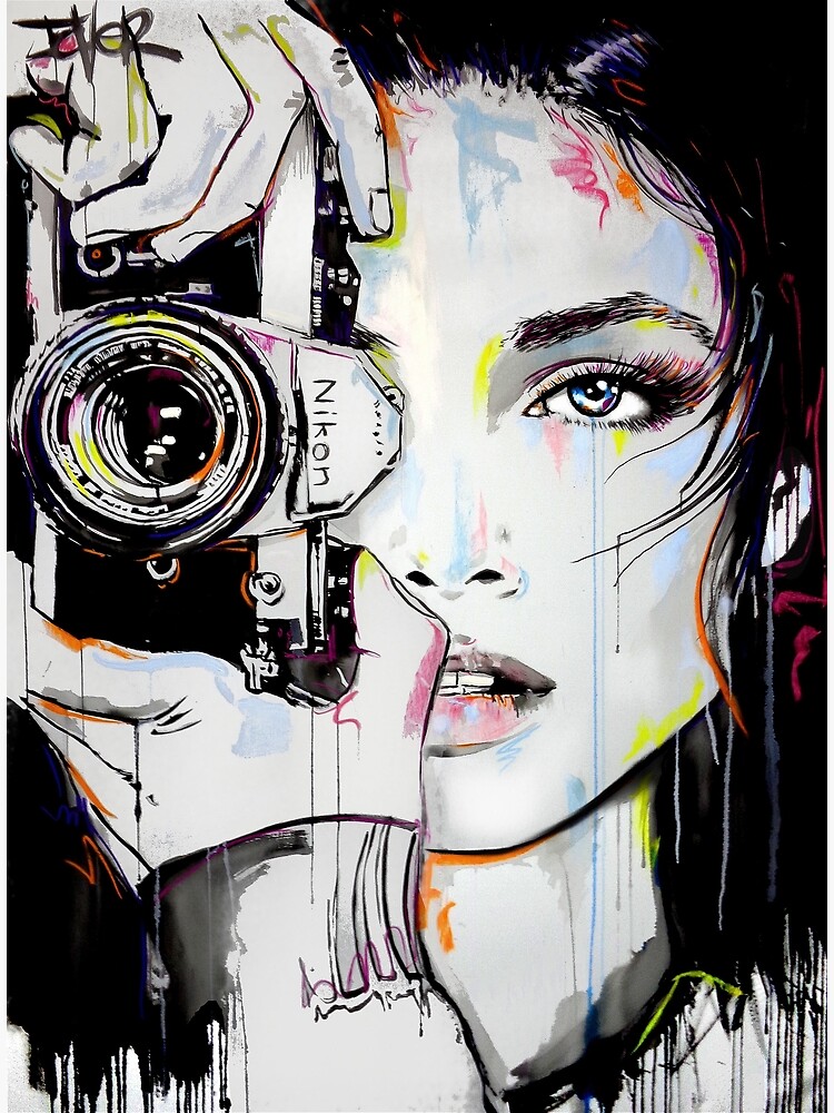 Lienzo for Sale con la obra «un zoom más grande» de Loui Jover