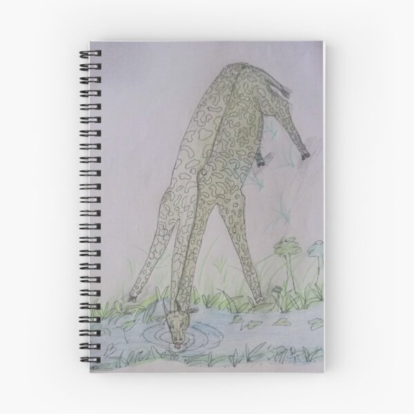 Item preview, Giraffe at the Watering Hole  designed and sold by Chilende Ngosa.