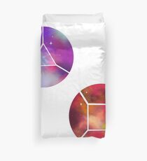 Ruby and Sapphire Gems Duvet Cover
