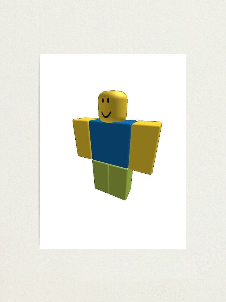 Roblox Default Character 2006 Version Photographic Print By Orkney123 Redbubble - roblox pictures images character