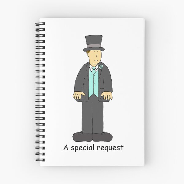 Item preview, A Special Request Cartoon Wedding Man in Top Hat and Tails designed and sold by KateTaylor.