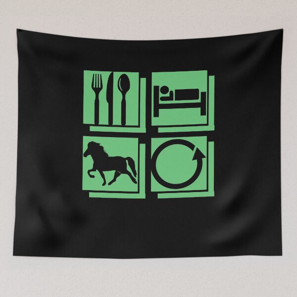 Item preview, Icelandic Horse: Iceland Horse Tölt Pony Merch designed and sold by iLambdaChi.