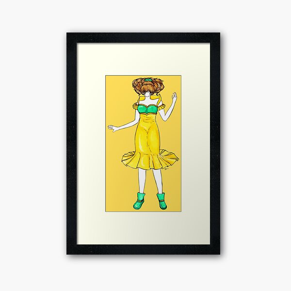 Flower Girl : Jonquil Framed Art Print