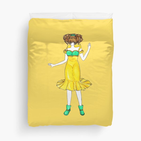 Flower Girl : Jonquil Duvet Cover