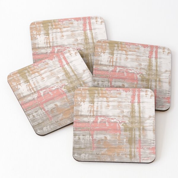 Item preview, Living Coral, Camel And Gray Texture designed and sold by taiche.