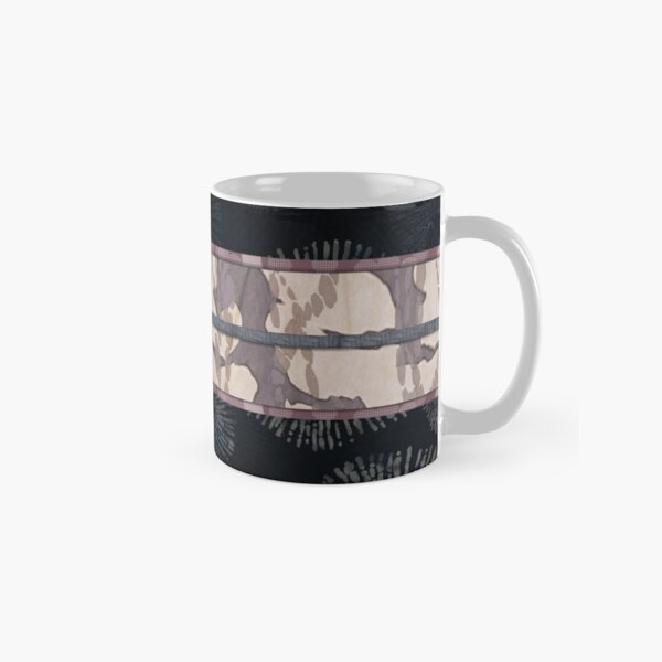 Sea Urchin Shibori Obi Print Classic Mug