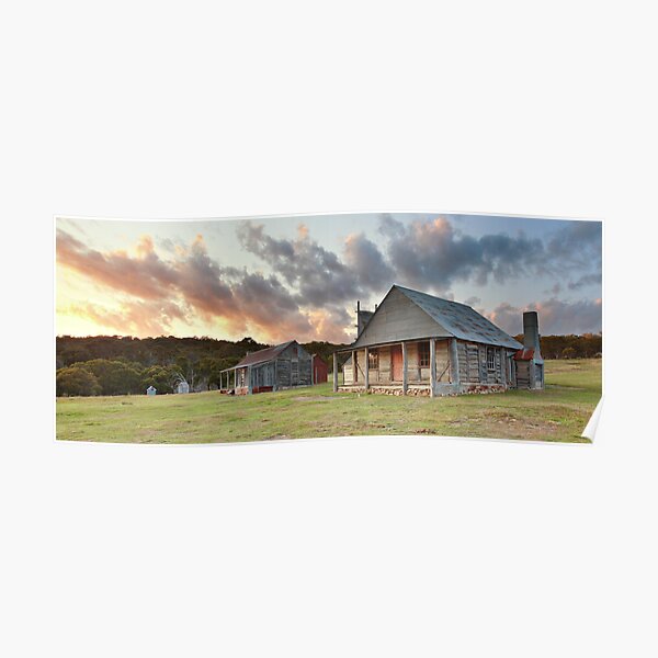 Coolamine Homestead Dawn, Kosciusko National Park, Australia Poster