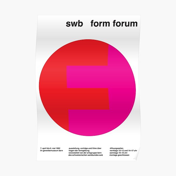 Schweizer Stil # 8 Poster