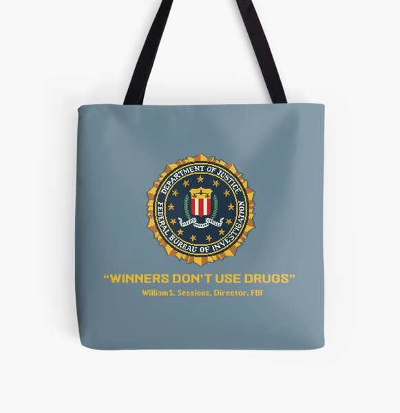 Winners Don't Use Drugs All Over Print Tote Bag