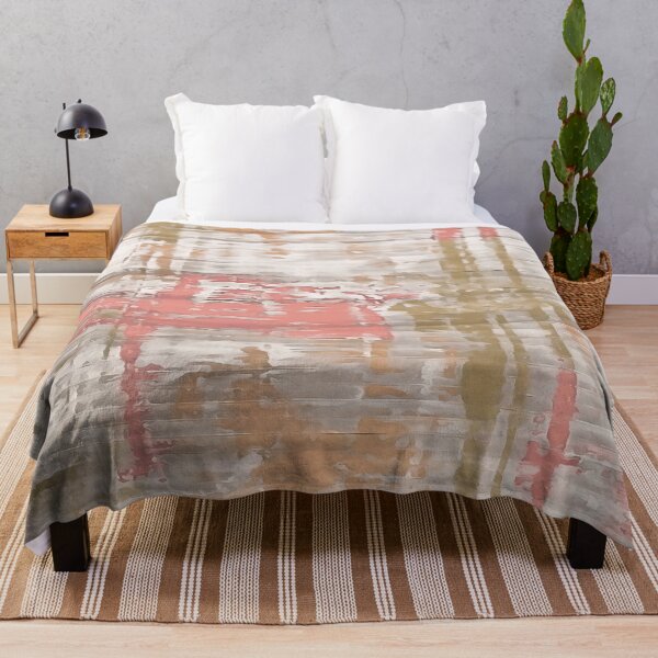 Item preview, Living Coral, Camel And Gray Texture designed and sold by taiche.