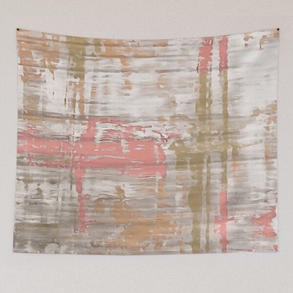 Item preview, Living Coral, Camel And Gray Texture designed and sold by taiche.
