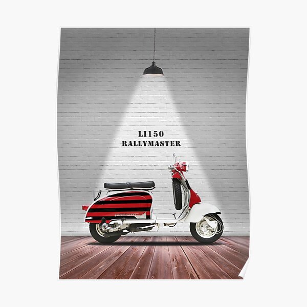 The Li150 Rallymaster Scooter Poster