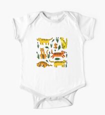 Body de manga corta Bebes de tigre