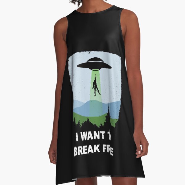 I Want to Break Free - Freddie Returns to Mercury A-Line Dress
