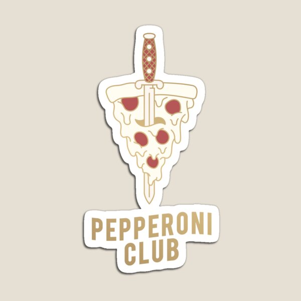 Item preview, Pepperoni Club Funny Pizza  designed and sold by TotalityDesigns.