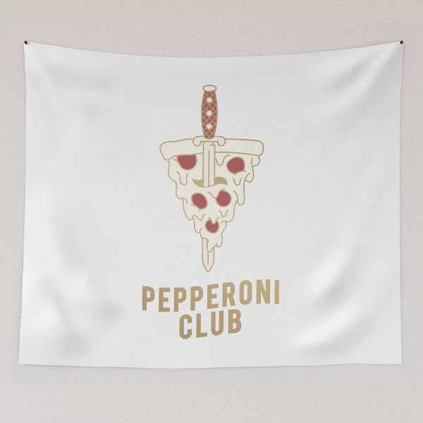 Item preview, Pepperoni Club Funny Pizza  designed and sold by TotalityDesigns.